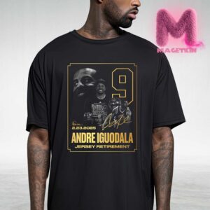 Andre Iguodala Jersey Retirement 2-23-2025 NBA Golden State Warriors Unisex T-Shirt