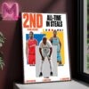 Chris Paul From San Antonio Spurs 2nd All Time For Career Steals In NBA History 2025 Season Home Decor Poster Canvas