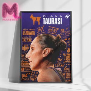 Diana Taurasi Retires And Her 20 Year WNBA Career Phoenix Mercury Home Decor Poster Canvas