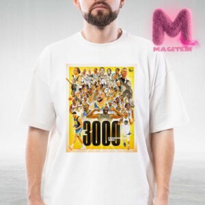 Golden State Warriors Join 3000 Win Club In NBA Unisex T-Shirt