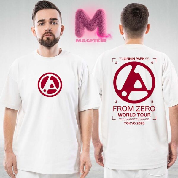 Linkin Park Peace And After Pop Up Japan Event Tee From Zero World Tour 2025 Two Sides Unisex T-Shirt