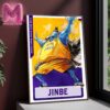 Los Angeles Lakers x One Piece Franky Character Poster For Game Night Collab Coming To LA In The Purple & Gold On February 28th 2025 Home Decor Poster Canvas