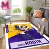 Los Angeles Lakers x One Piece Nami Character Poster For Game Night Collab Coming To LA In The Purple & Gold On February 28th 2025 Rug Home Decor