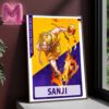 Los Angeles Lakers x One Piece Usopp Character Poster For Game Night Collab Coming To LA In The Purple & Gold On February 28th 2025 Home Decor Poster Canvas