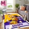 Los Angeles Lakers x One Piece Tony Tony Chopper Character Poster For Game Night Collab Coming To LA In The Purple & Gold On February 28th 2025 Rug Home Decor