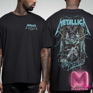 Metallica Ride The Lightning Pinball Art Two Sides Unisex T-Shirt