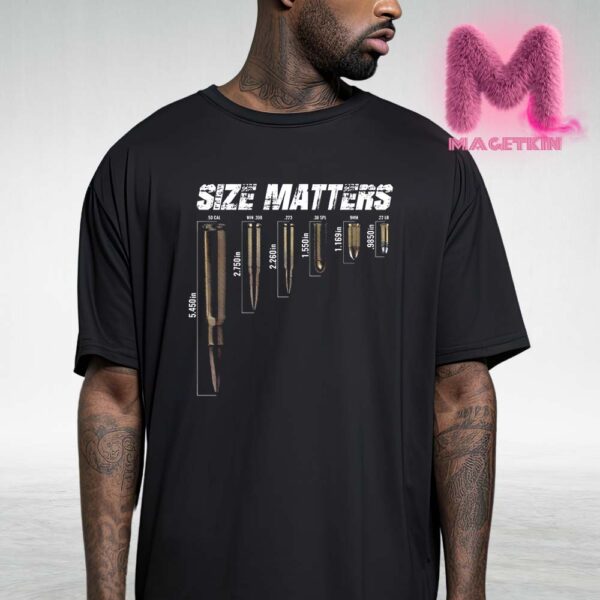 Size Matters Bullets Tee Unisex T-Shirt