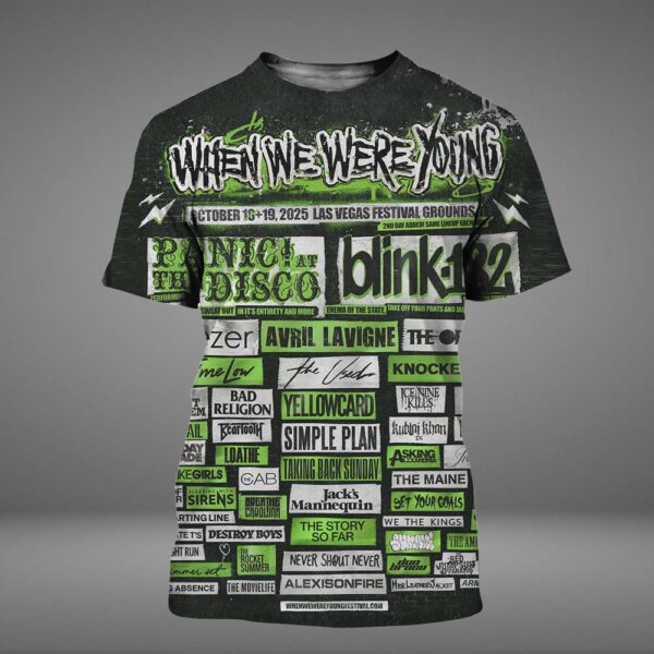 When We Were Young Las Vegas Festival Grounds On October 18th And 19th 2025 All Over Print Shirt