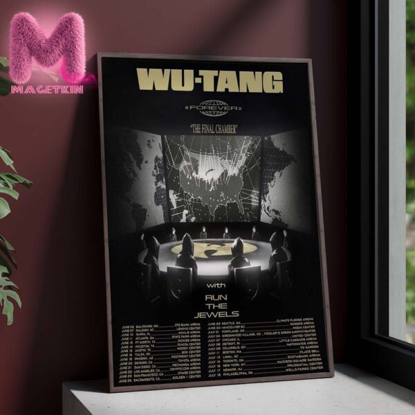 Wu-Tang Clan The Final Chamer World Tour 2025 With Run The Jewels Dates And Location Home Decor Poster Canvas