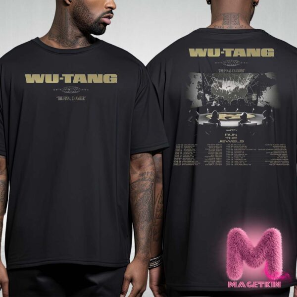 Wu-Tang Clan The Final Chamer World Tour 2025 With Run The Jewels Dates And Location Two Sides Unisex T-Shirt