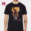 Stephen Curry Golden State Warriors 4000 Three Pointers NBA Unisex T-Shirt