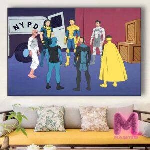 Invincible Season 3 Episode 7 Cover Spider-Man Meme Home Decor Poster Canvas