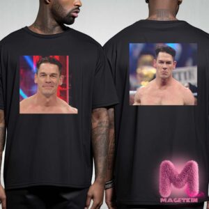 John Cena Turned Heel Has Two Different Expressions Two Sides Unisex T-Shirt