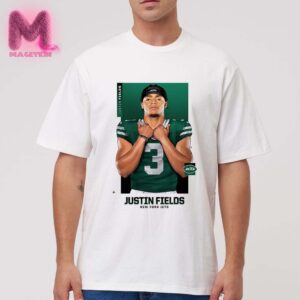 Justin Fields Has Signed With The New York Jets NFL Unisex T-Shirt