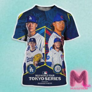 Los Angeles Dodgers Vs Chicago Cubs Matchup In MLB World Tour Tokyo Series 2025 On March 15 And 16 3D Shirt