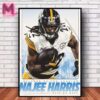 RB Najee Harris Welcome To Los Angeles Chargers NFL Home Decor Poster Canvas