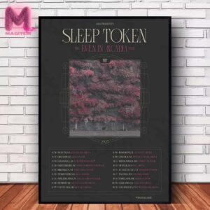 Sleep Token The Even In Arcadia Tour 2025 Dates List Home Decor Poster Canvas