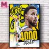 Stephen Curry Golden State Warriors 4K 3 Pointers Made NBA Home Decor Poster Canvas