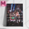 The Rock – John Cena 2 Villains Trampled Opponents Underfoot At WWE Wrestle Mania Ring 2025 Home Decor Poster Canvas